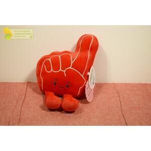 Gigglescape Plush Red Game Day 9" Stuffed Animal Foam Finger-